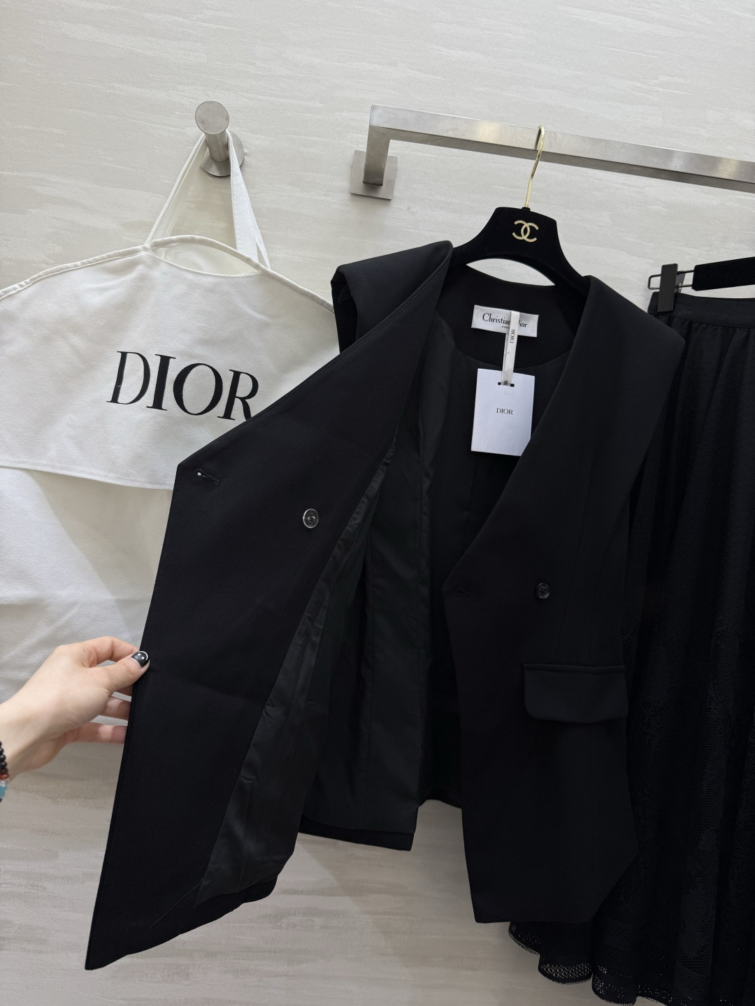 #DIO♡²⁶新款 马甲套装裙 优雅高级 高品质定制 现货首发size：S/M/L/XL（s码胸围：86