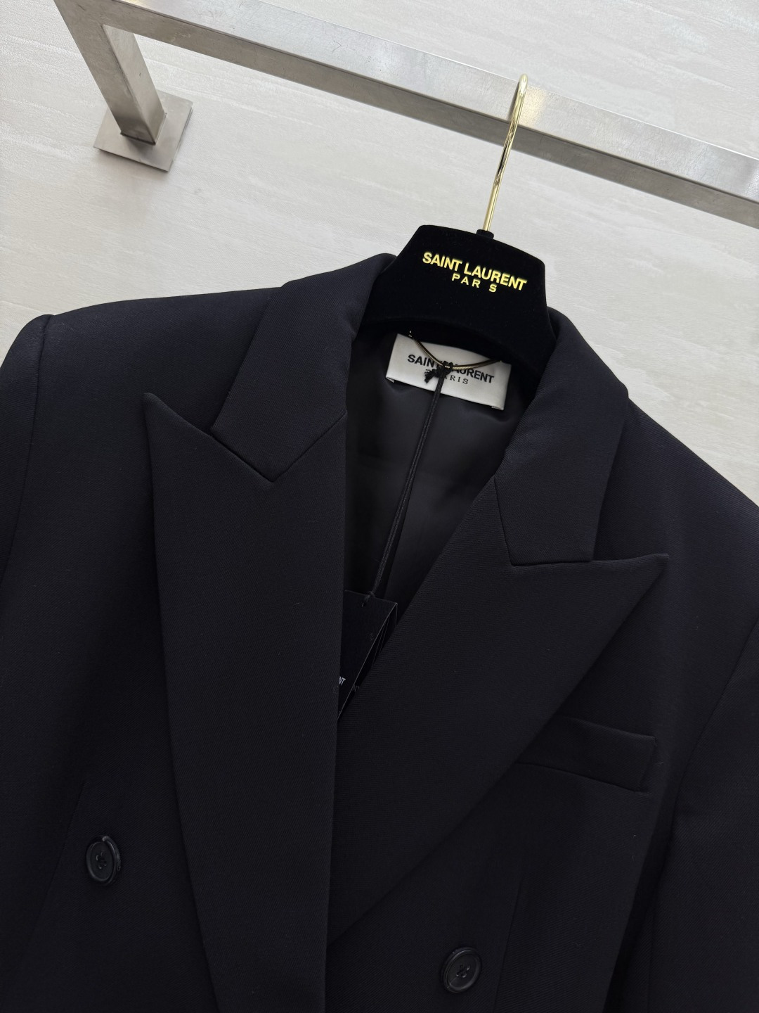 #ysl新款 本季最佳财阀千金单品 娜扎同款羊毛华达呢西装 独家开发定制 羊毛面料质感挺阔有型 大女主高