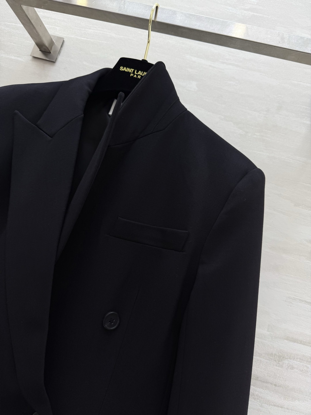 #ysl新款 本季最佳财阀千金单品 娜扎同款羊毛华达呢西装 独家开发定制 羊毛面料质感挺阔有型 大女主高