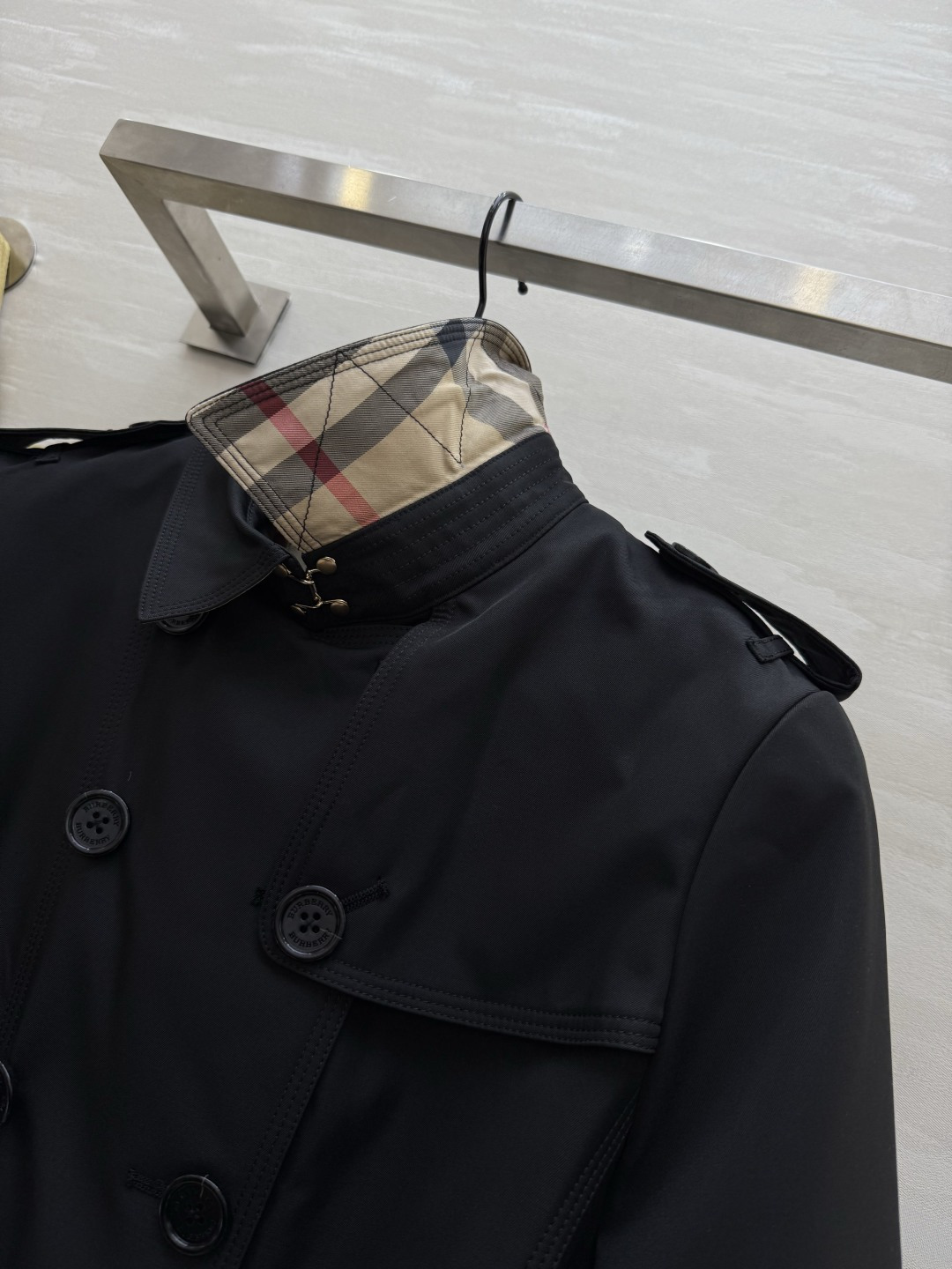 #BURBERR♡新款 桑德林风衣短款风衣外套 高品质定制 现货首发size：4/6/8/10/12（8
