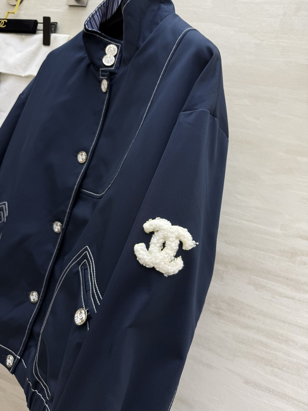 #Chane♡新款 中古系列 牛仔夹克外套 高品质定制 现货首发size：36/38/40（38码肩宽：