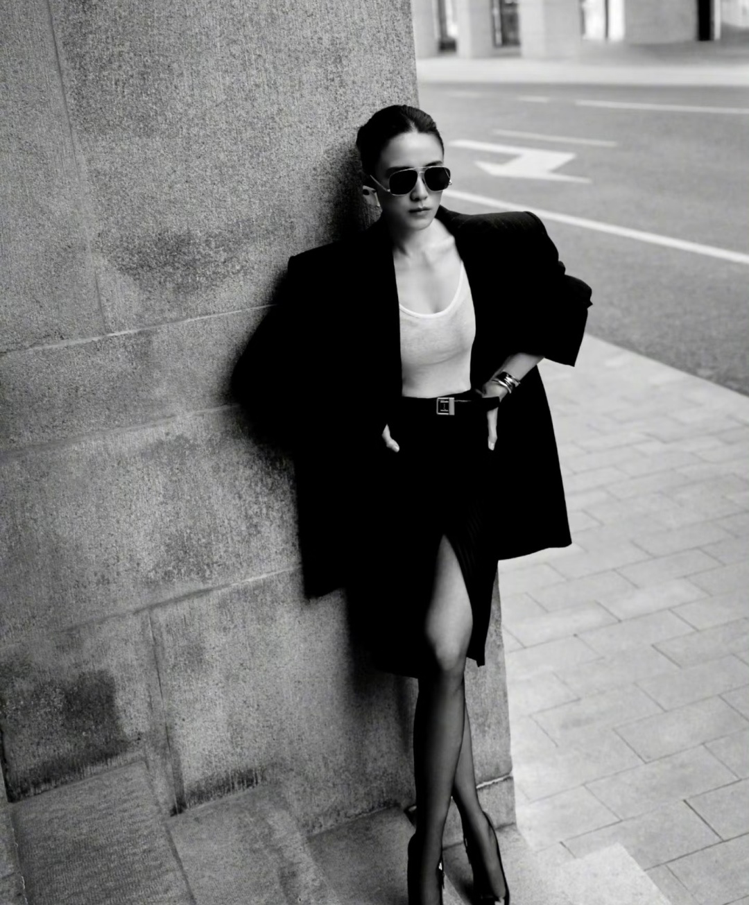 #ysl新款 西服半裙 高品质定制 现货首发size：S/M/L/XL（s码腰围：68，裙长：57）