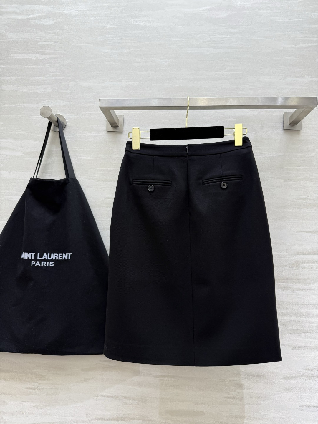 #ysl新款 西服半裙 高品质定制 现货首发size：S/M/L/XL（s码腰围：68，裙长：57）