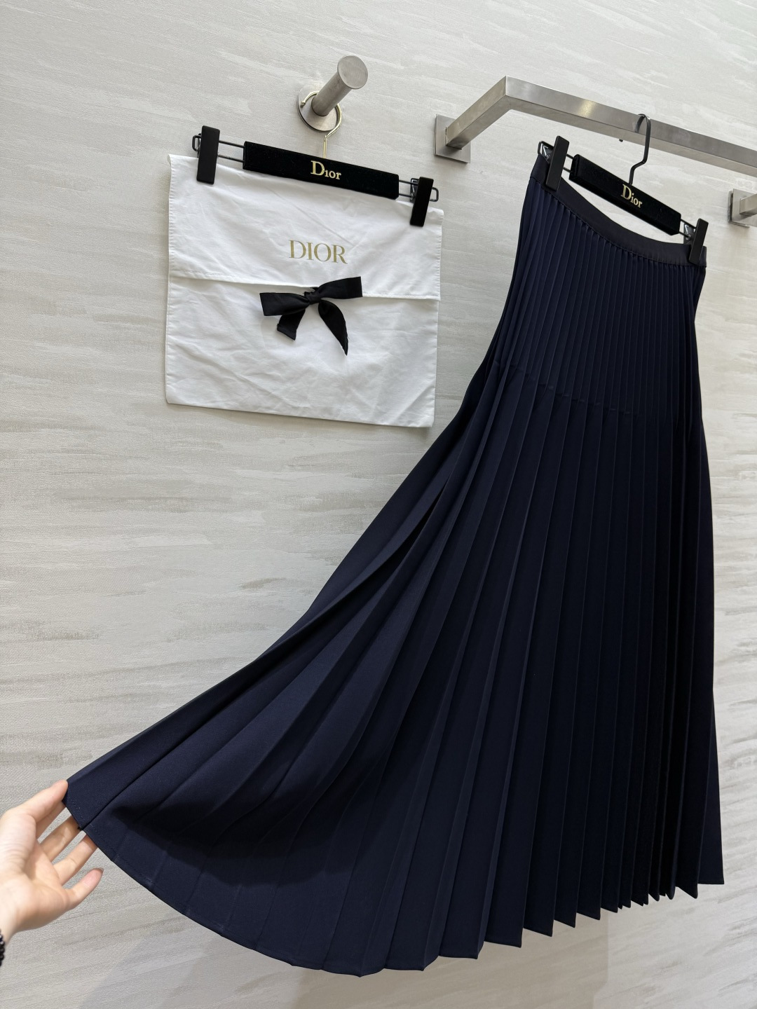 #DIO♡新款 哑光百褶压褶半裙 优雅大方 重工艺高温压褶 高品质定制 现货首发size：S/M/L/X