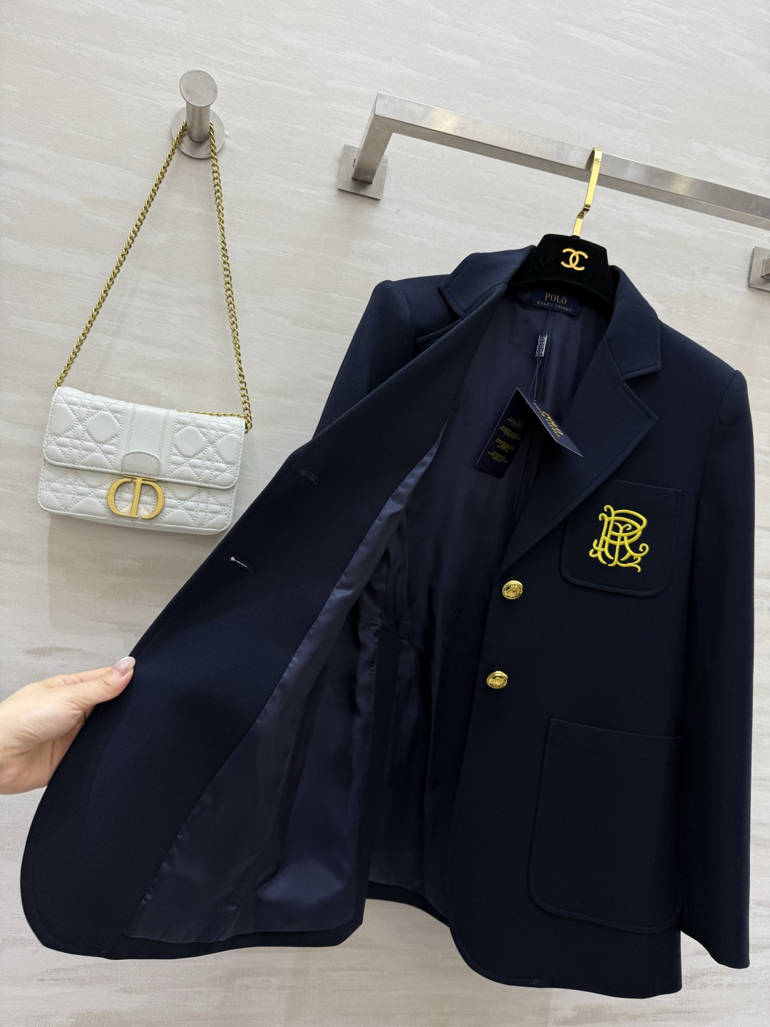 #POLO拉夫劳伦经典款 西装外套 太爱了！可以封神的西装！又飒又美！人手必备！版型太绝了！修身显腰身的