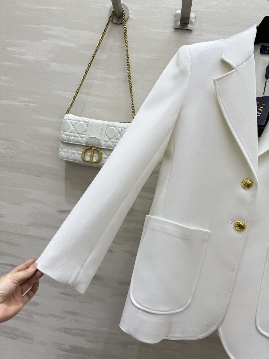 #POLO拉夫劳伦经典款 西装外套 太爱了！可以封神的西装！又飒又美！人手必备！版型太绝了！修身显腰身的