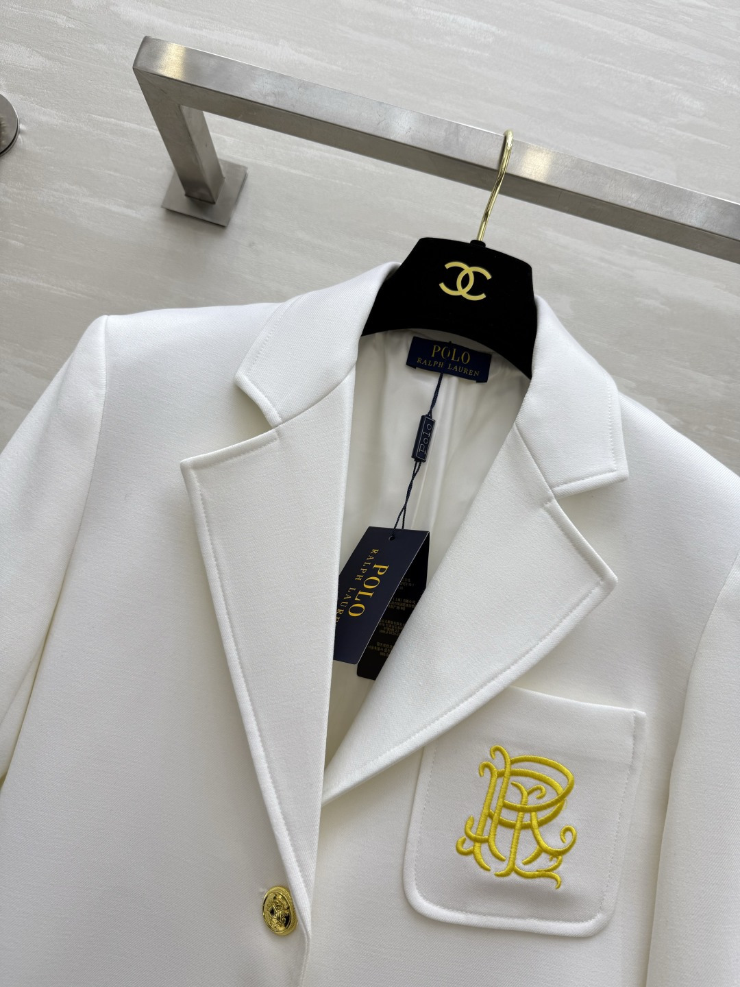 #POLO拉夫劳伦经典款 西装外套 太爱了！可以封神的西装！又飒又美！人手必备！版型太绝了！修身显腰身的