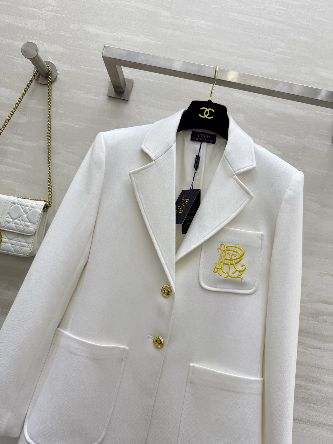 #POLO拉夫劳伦经典款 西装外套 太爱了！可以封神的西装！又飒又美！人手必备！版型太绝了！修身显腰身的