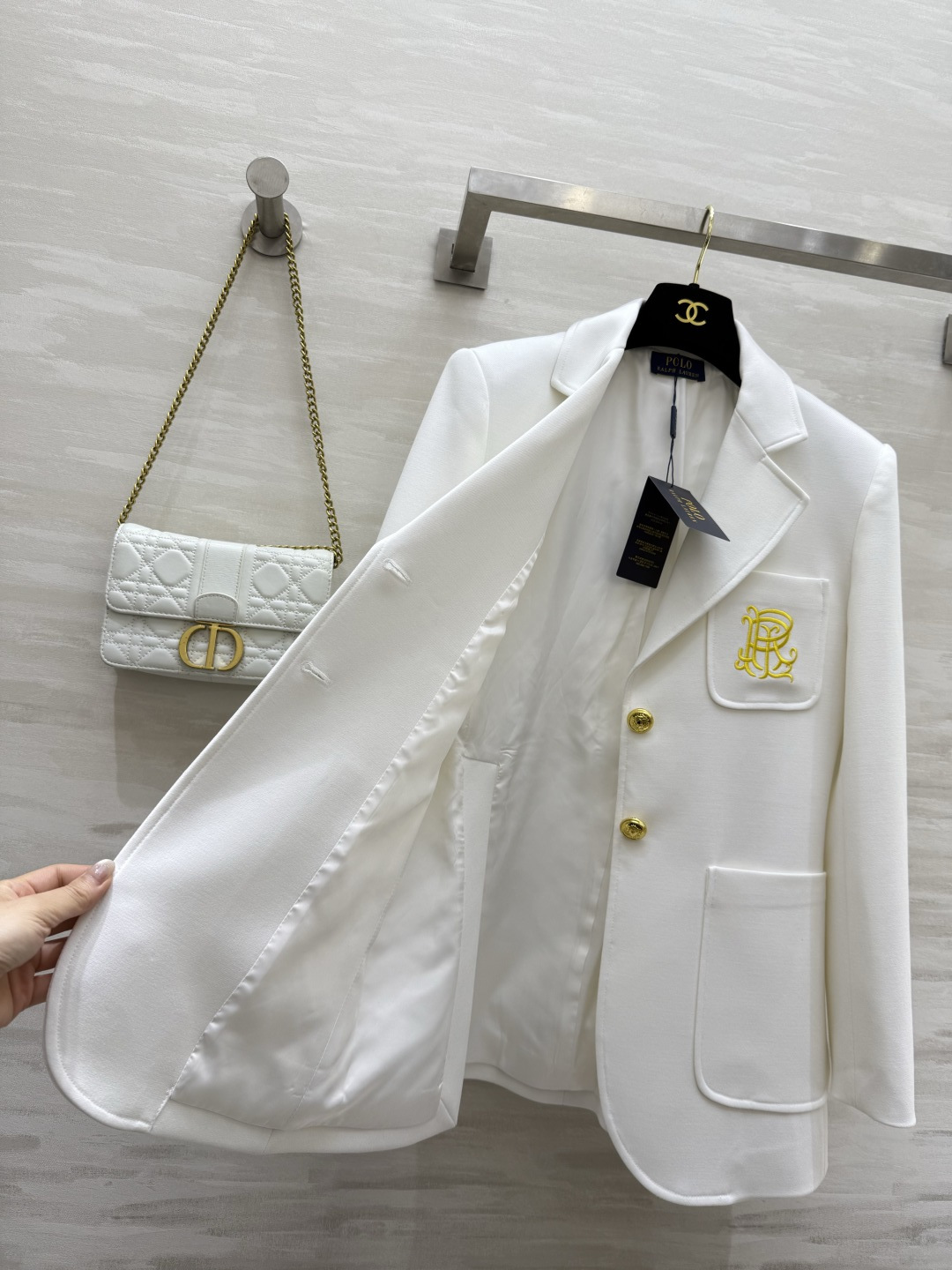 #POLO拉夫劳伦经典款 西装外套 太爱了！可以封神的西装！又飒又美！人手必备！版型太绝了！修身显腰身的