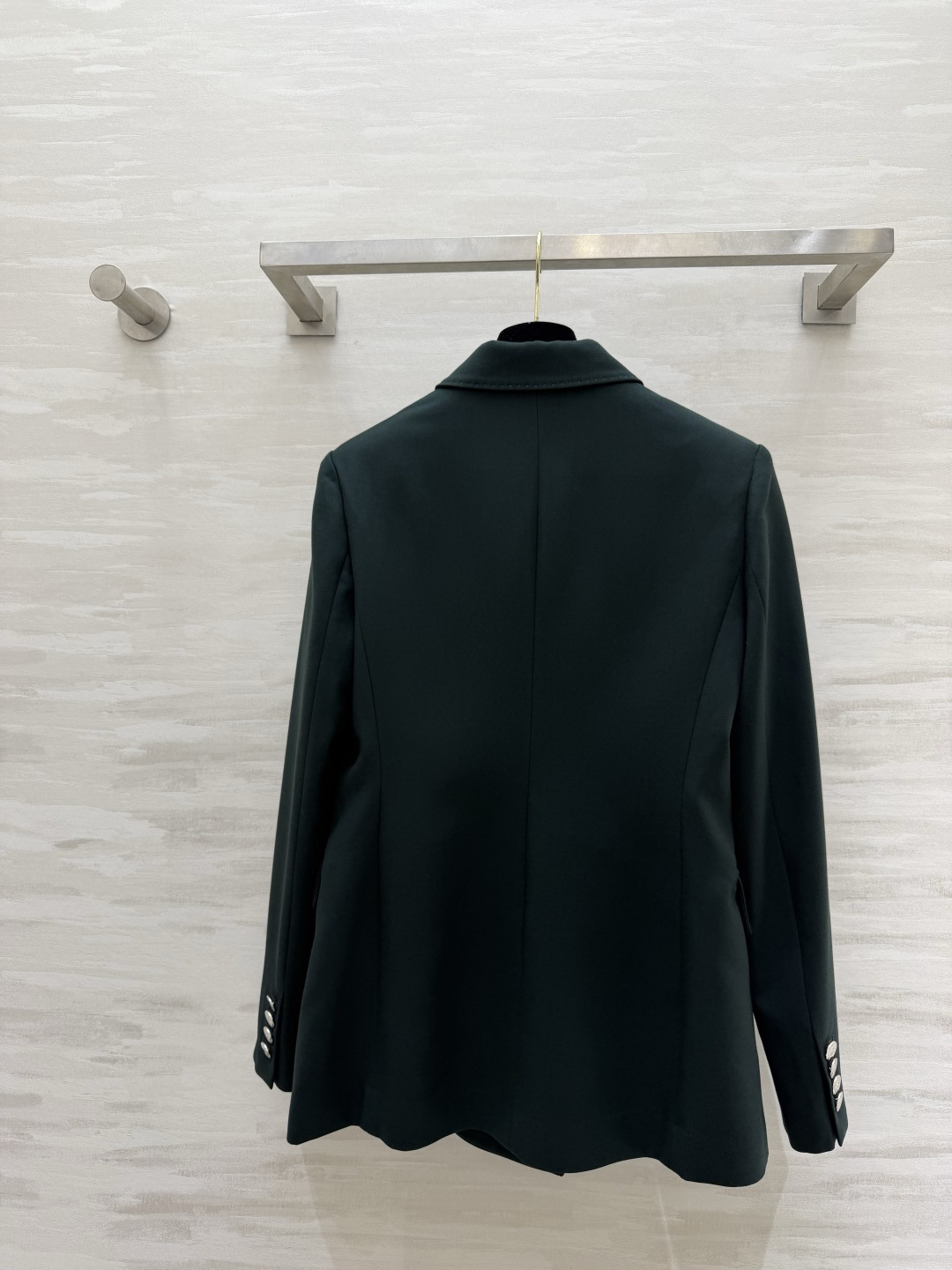 #Ralph Laure♡²⁶🖤气场全开 显瘦王者西装 经典深墨绿色调 低调又显贵 复古双排金扣设计 利