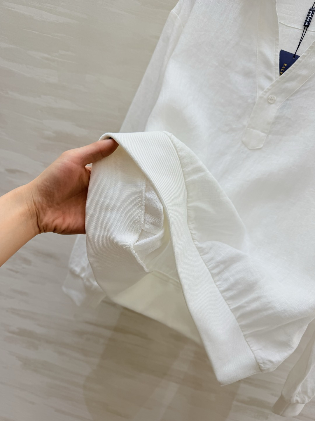 #Ralph Laure♡²⁶☁️ 经典POLO亚麻翻领长袖上衣 永不过时的轻奢松弛感穿搭天花板 清爽透