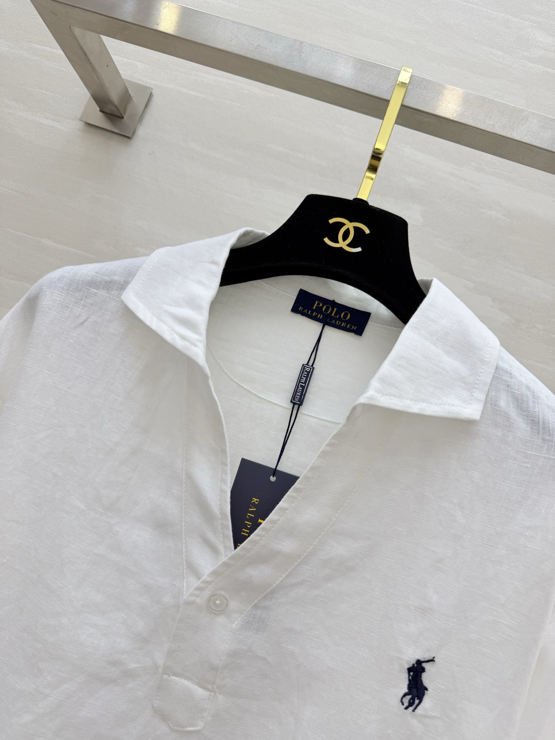 #Ralph Laure♡²⁶☁️ 经典POLO亚麻翻领长袖上衣 永不过时的轻奢松弛感穿搭天花板 清爽透