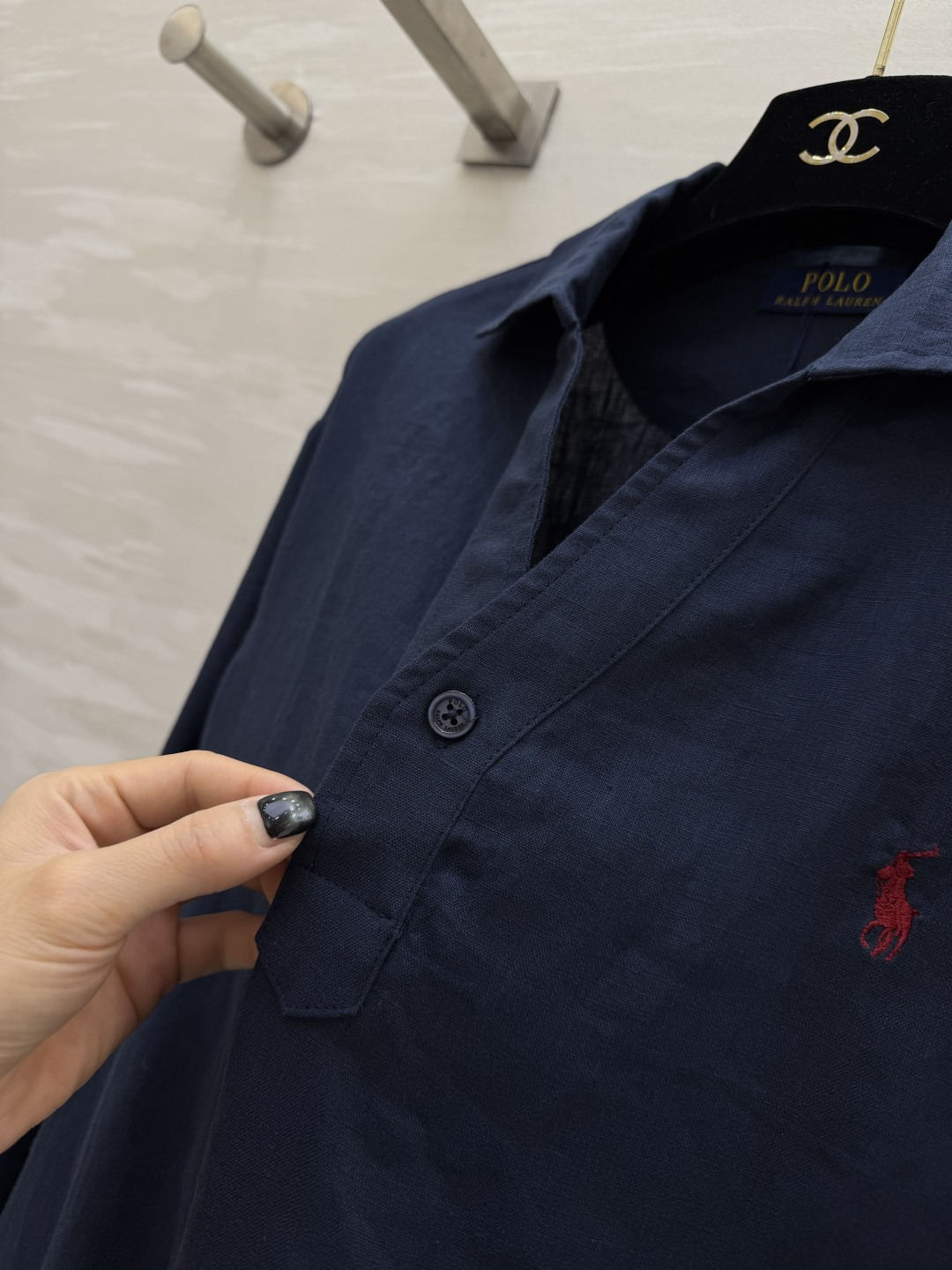 #Ralph Laure♡²⁶☁️ 经典POLO亚麻翻领长袖上衣 永不过时的轻奢松弛感穿搭天花板 清爽透