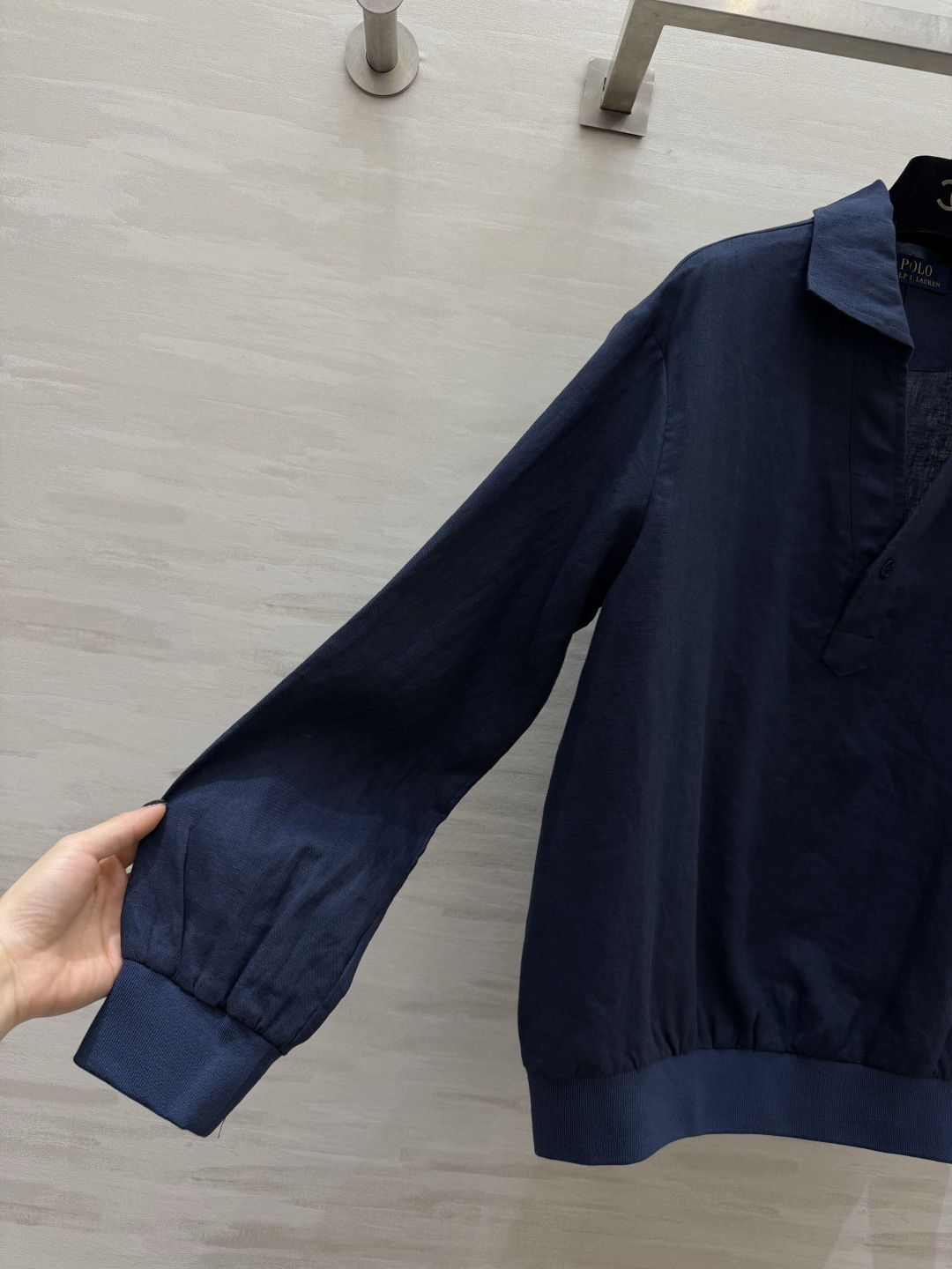 #Ralph Laure♡²⁶☁️ 经典POLO亚麻翻领长袖上衣 永不过时的轻奢松弛感穿搭天花板 清爽透
