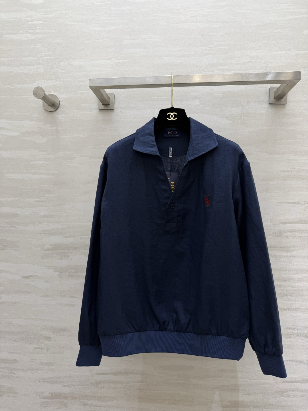 #Ralph Laure♡²⁶☁️ 经典POLO亚麻翻领长袖上衣 永不过时的轻奢松弛感穿搭天花板 清爽透