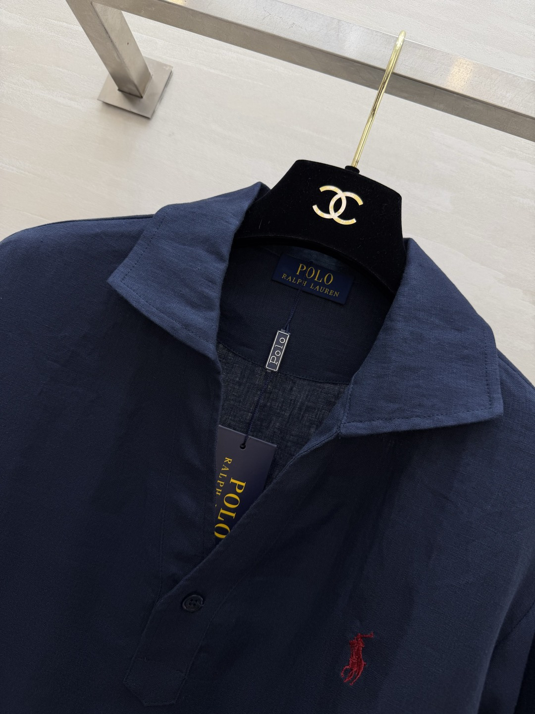 #Ralph Laure♡²⁶☁️ 经典POLO亚麻翻领长袖上衣 永不过时的轻奢松弛感穿搭天花板 清爽透