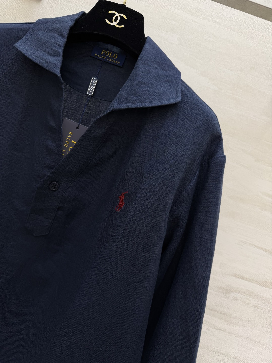 #Ralph Laure♡²⁶☁️ 经典POLO亚麻翻领长袖上衣 永不过时的轻奢松弛感穿搭天花板 清爽透