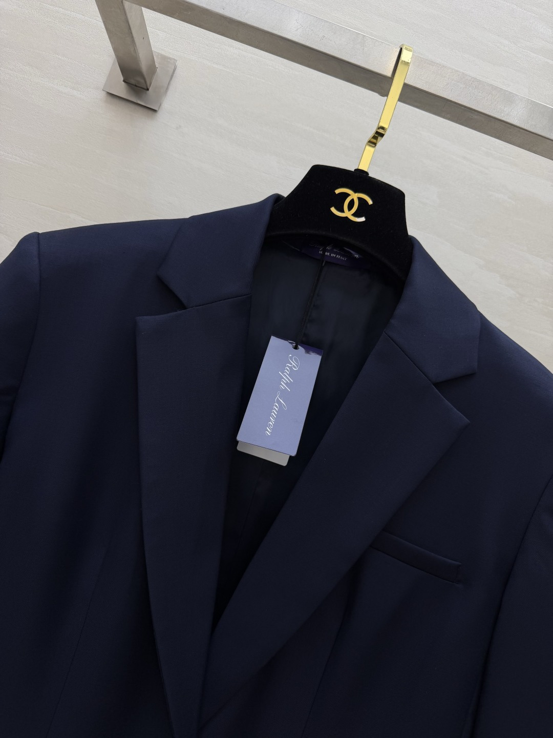 #Ralph Lauren♡拉夫劳伦女装²⁶修身版单排扣弹力西装外套 丝毛质地 原版开发立体剪裁版型 高