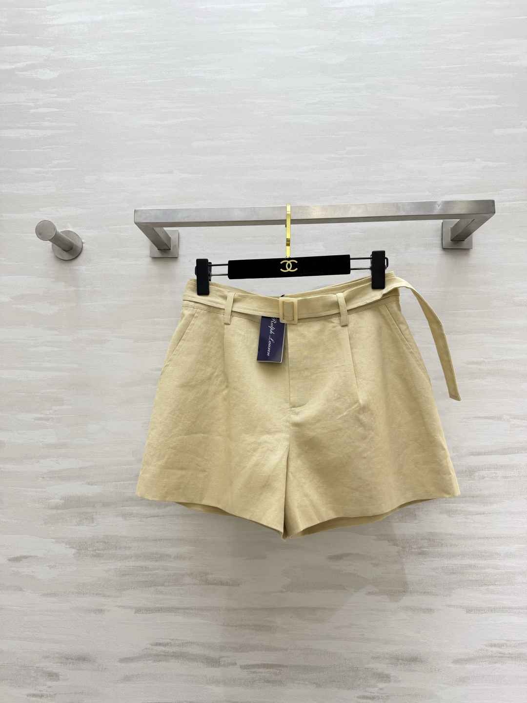 Ralph Laure♡🌼高腰亚麻阔腿短裤 夏日清爽穿搭的万能王牌单品 温柔色调 干净又高级 自带可拆卸