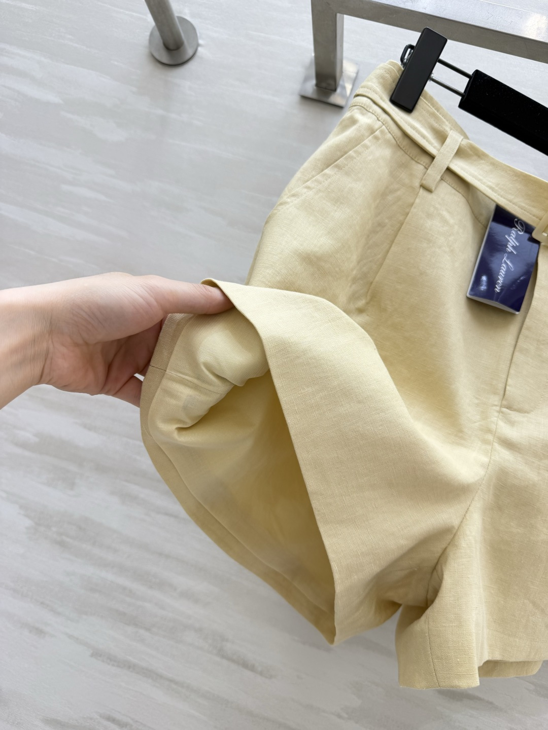 Ralph Laure♡🌼高腰亚麻阔腿短裤 夏日清爽穿搭的万能王牌单品 温柔色调 干净又高级 自带可拆卸