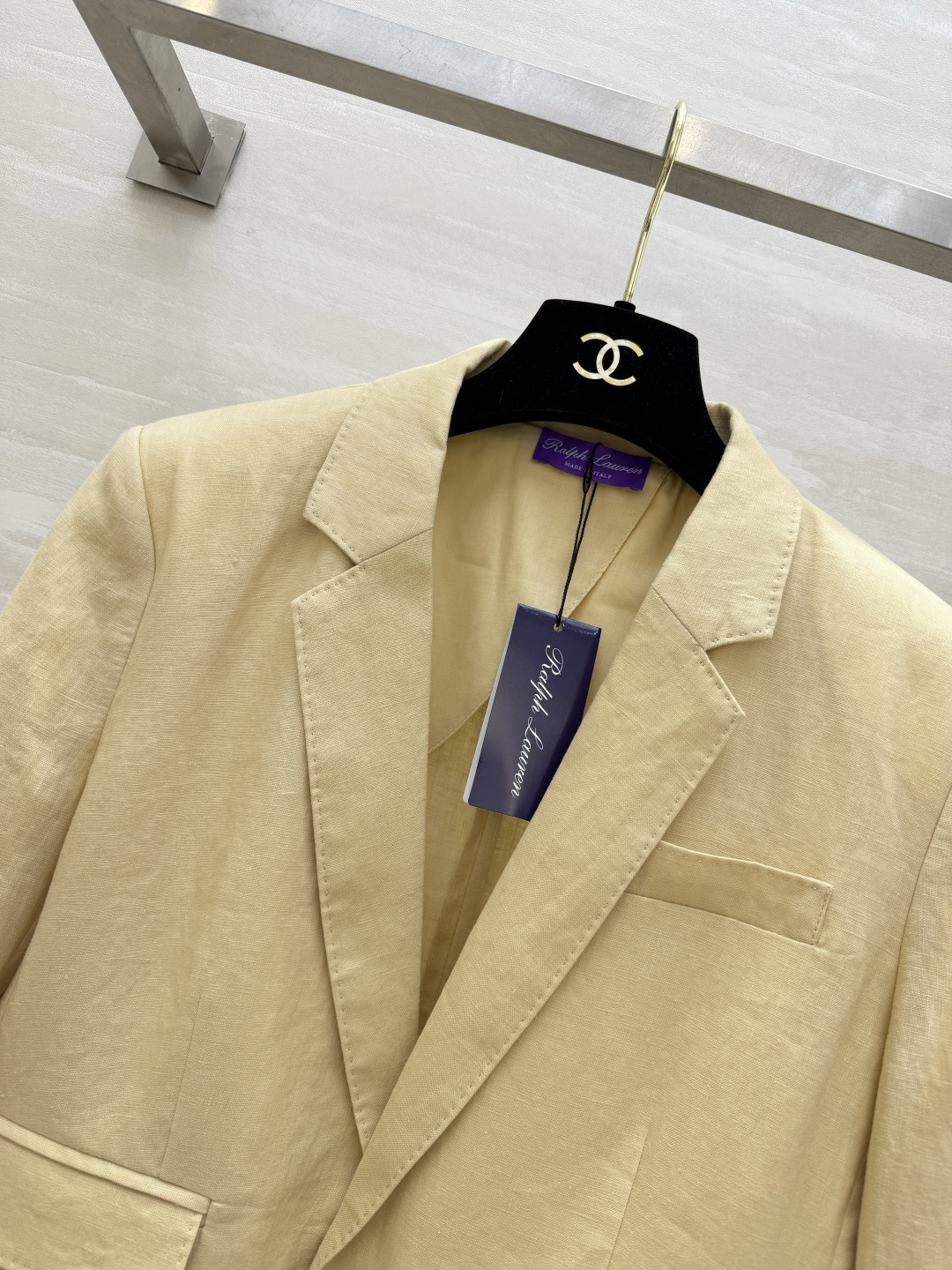 Ralph Laure♡²⁶亚麻西装 慵懒高级通勤感💛衣柜必入的松弛系气质西装 温柔治愈浅米黄调 干净又