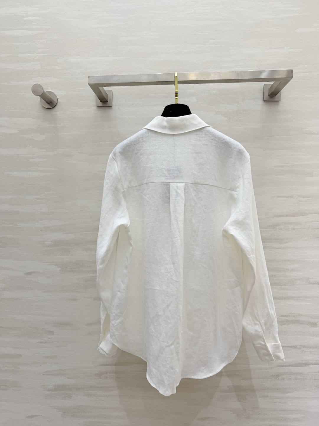 ERMANNO SCERVIN♡²⁶氛围感亚麻蕾丝衬衫✨高级感天然透气亚麻面料🌿上身轻薄又垂顺 告别闷热