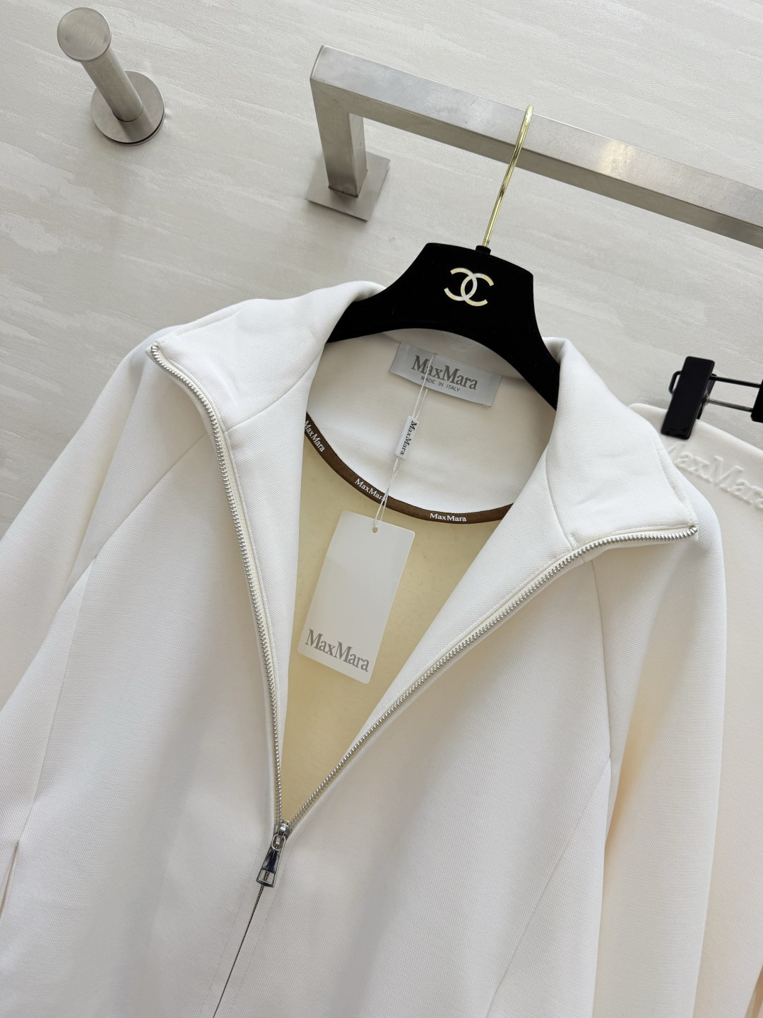 🤍Maxmar♡²⁶极简休闲套装 永远为极简高级感心动！立领拉链宽松卫衣外套 垂感直筒长裤 软糯定制面料