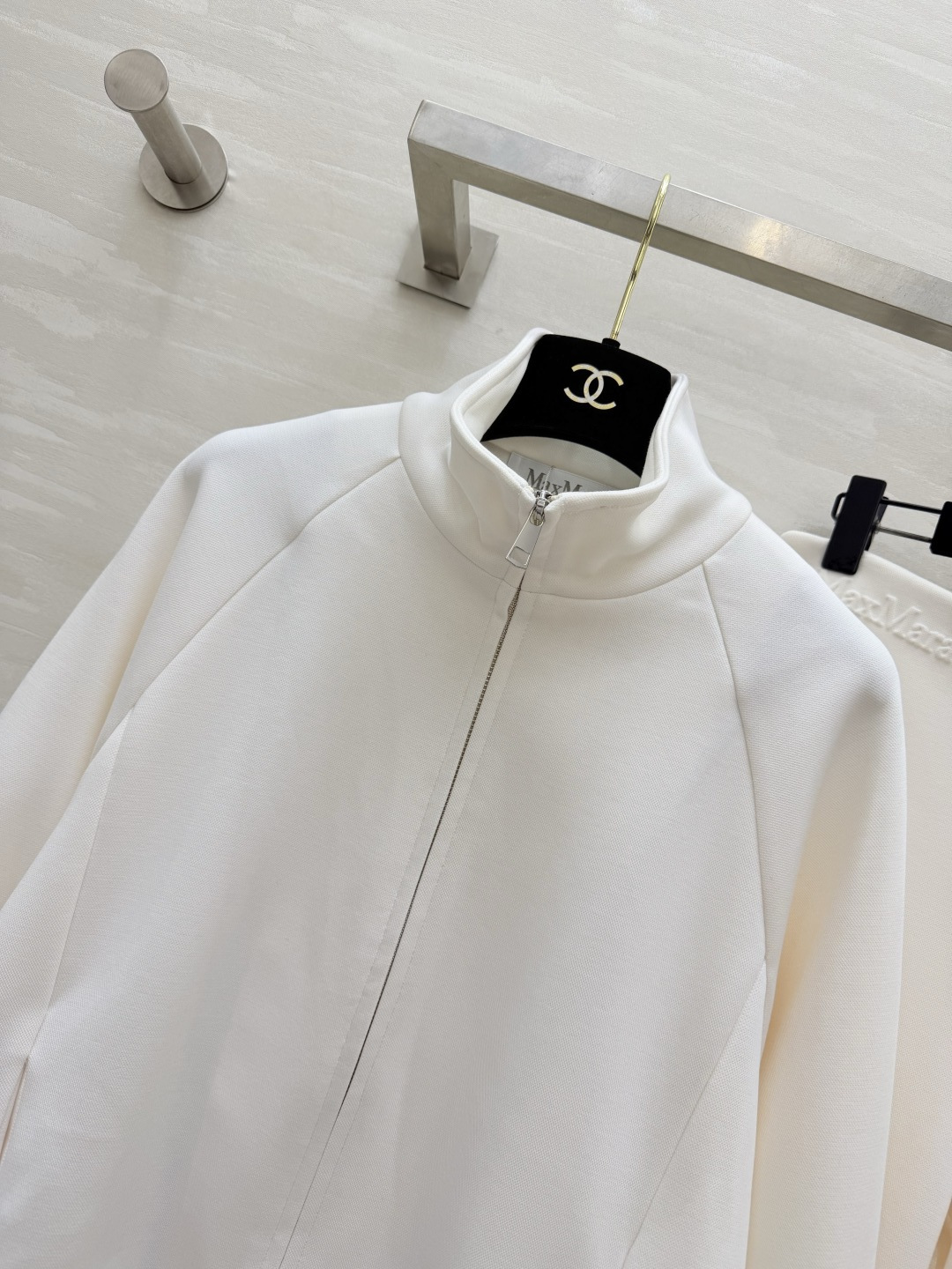 🤍Maxmar♡²⁶极简休闲套装 永远为极简高级感心动！立领拉链宽松卫衣外套 垂感直筒长裤 软糯定制面料