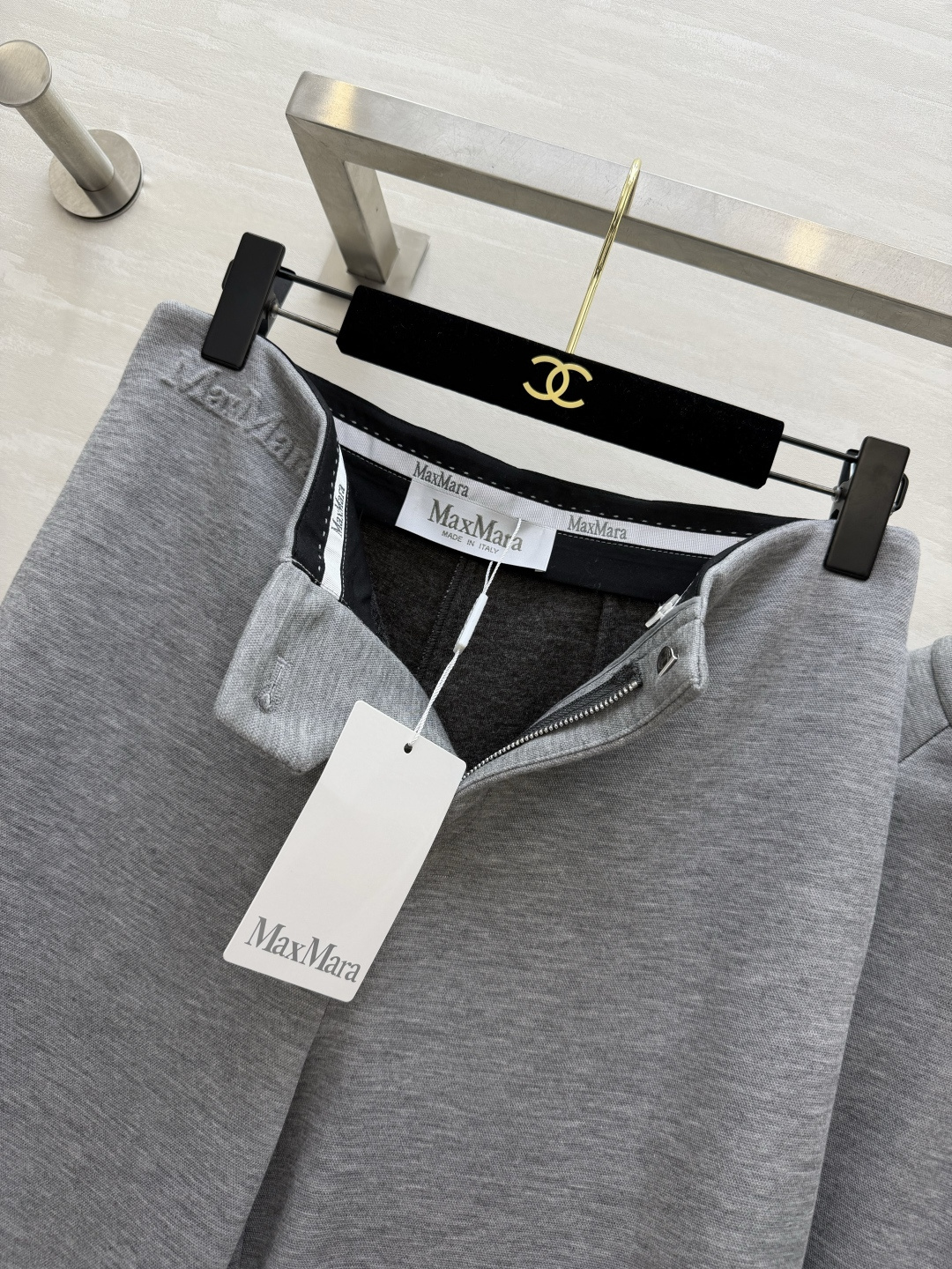 🤍Maxmar♡²⁶极简休闲套装 永远为极简高级感心动！立领拉链宽松卫衣外套 垂感直筒长裤 软糯定制面料