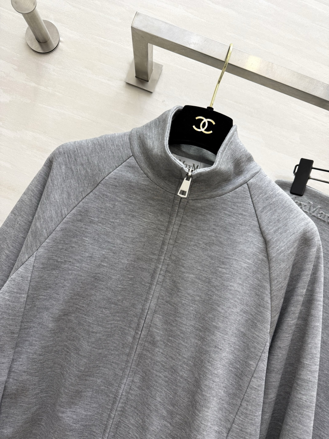 🤍Maxmar♡²⁶极简休闲套装 永远为极简高级感心动！立领拉链宽松卫衣外套 垂感直筒长裤 软糯定制面料