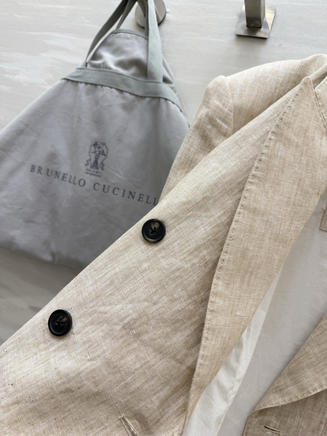 ✨Brunello Cucinell♡²⁶原生亚麻肌理 慵懒法式亚麻西装 自带高级柔光色调 天然亚麻透气