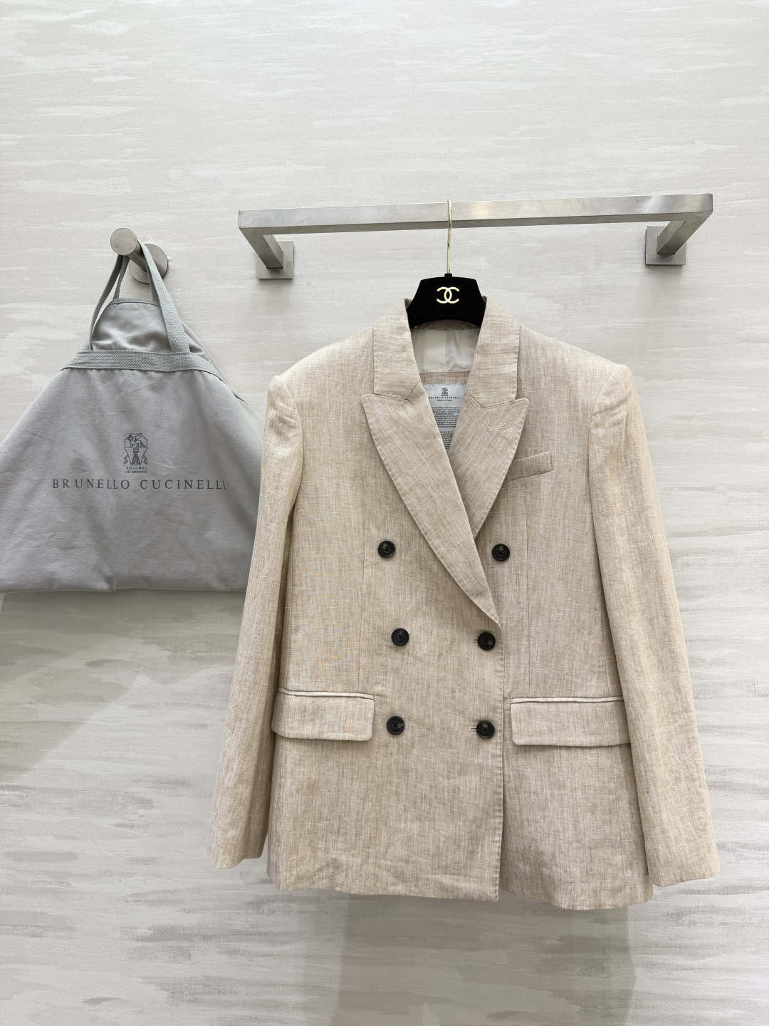 ✨Brunello Cucinell♡²⁶原生亚麻肌理 慵懒法式亚麻西装 自带高级柔光色调 天然亚麻透气