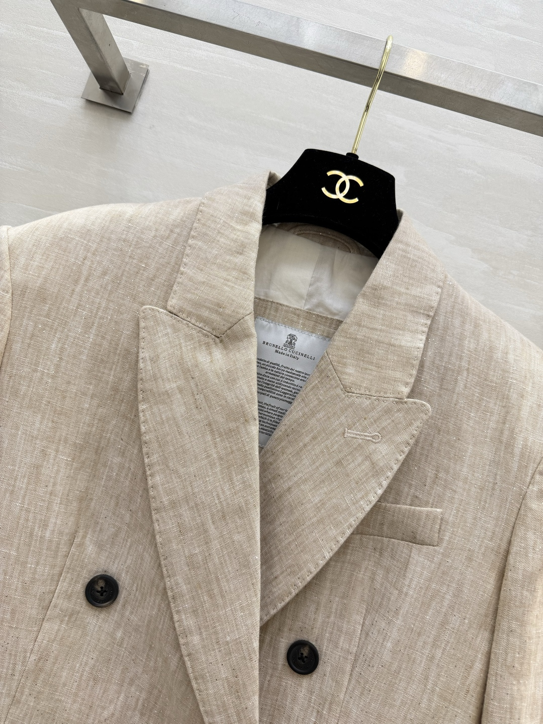 ✨Brunello Cucinell♡²⁶原生亚麻肌理 慵懒法式亚麻西装 自带高级柔光色调 天然亚麻透气