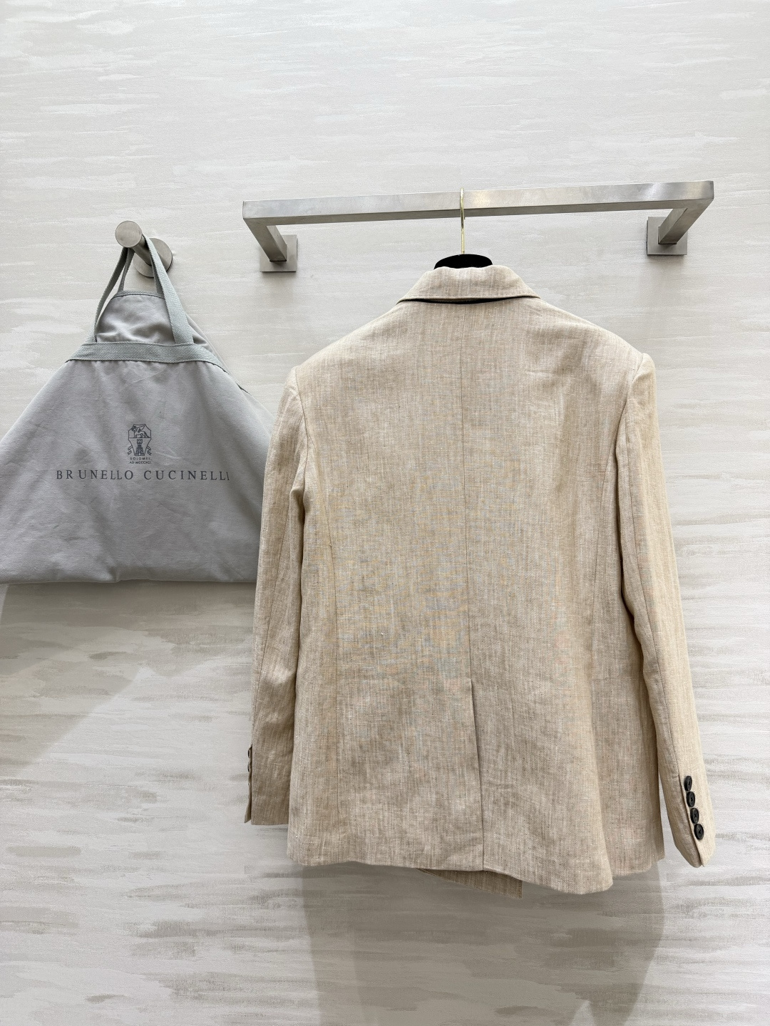 ✨Brunello Cucinell♡²⁶原生亚麻肌理 慵懒法式亚麻西装 自带高级柔光色调 天然亚麻透气