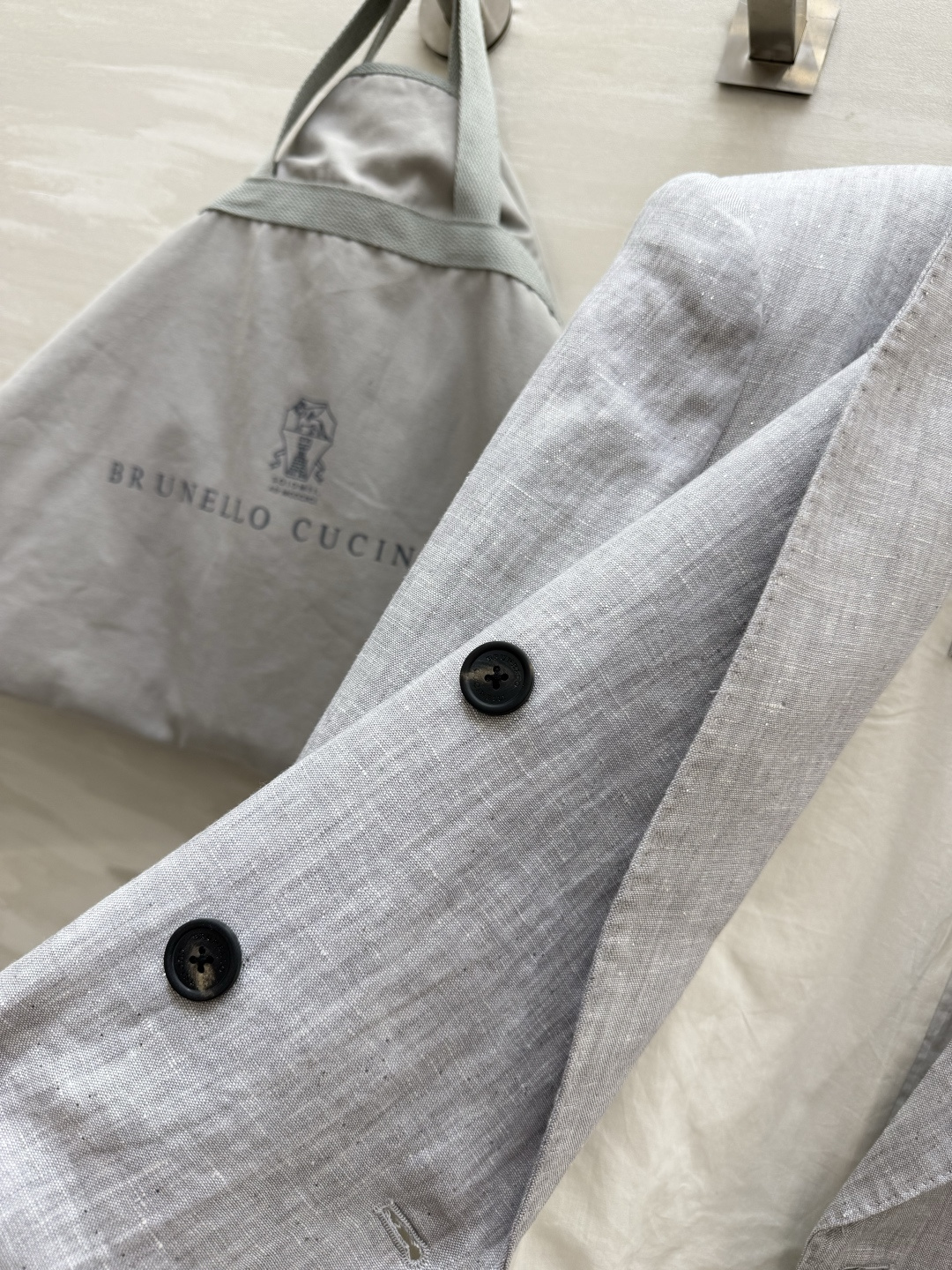 ✨Brunello Cucinell♡²⁶原生亚麻肌理 慵懒法式亚麻西装 自带高级柔光色调 天然亚麻透气