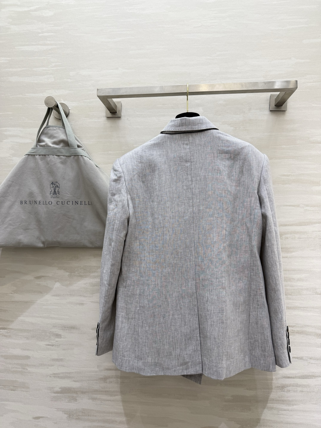 ✨Brunello Cucinell♡²⁶原生亚麻肌理 慵懒法式亚麻西装 自带高级柔光色调 天然亚麻透气