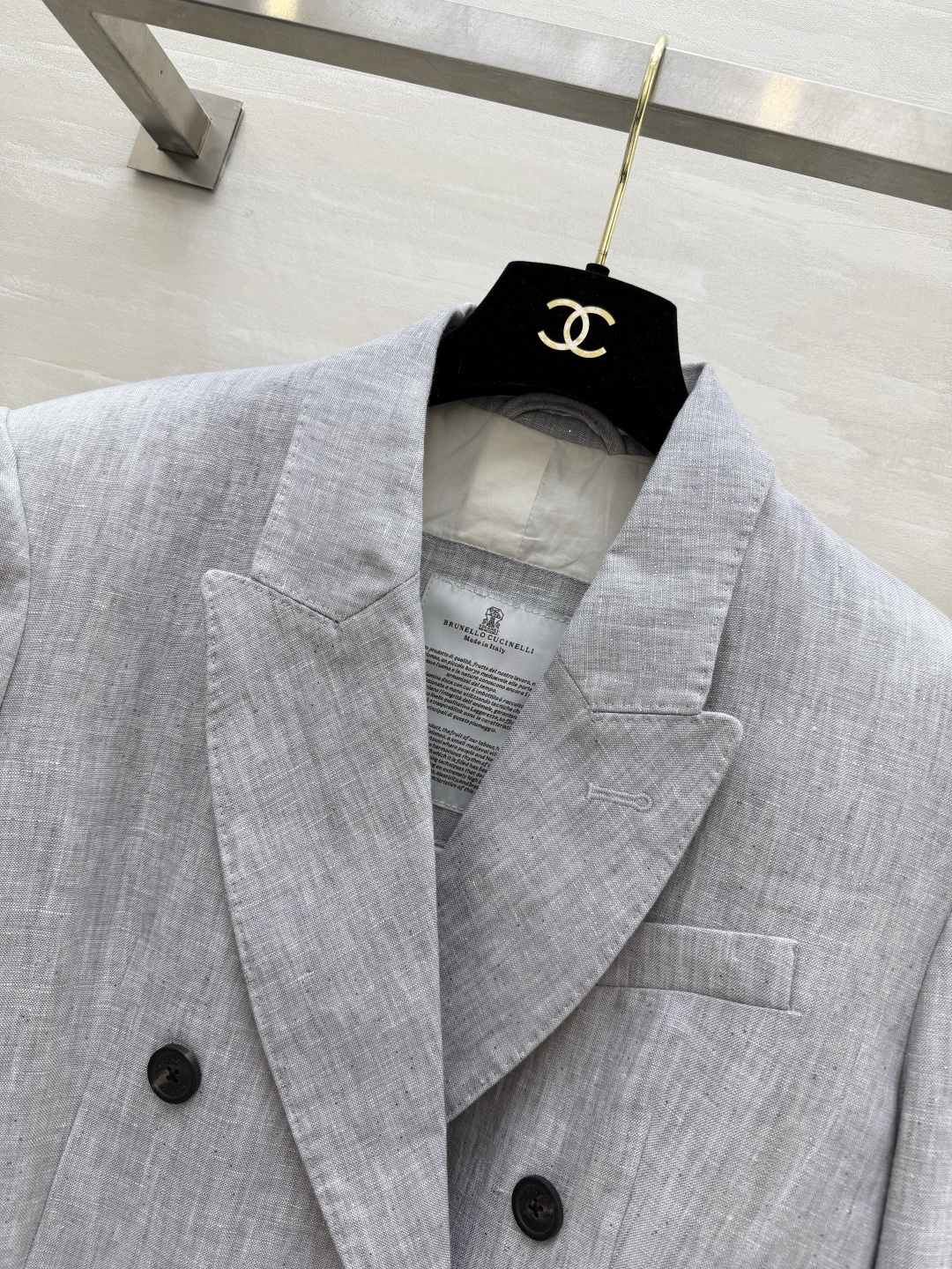 ✨Brunello Cucinell♡²⁶原生亚麻肌理 慵懒法式亚麻西装 自带高级柔光色调 天然亚麻透气