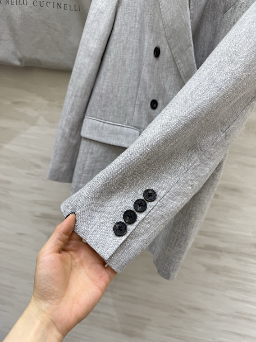 ✨Brunello Cucinell♡²⁶原生亚麻肌理 慵懒法式亚麻西装 自带高级柔光色调 天然亚麻透气