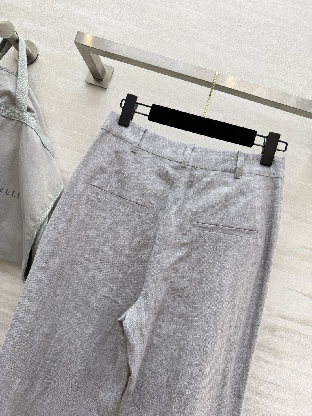 Brunello Cucinell♡²⁶本命亚麻神裤｜解锁穿搭松弛感 天然原色亚麻直筒休闲裤 自带原生亚