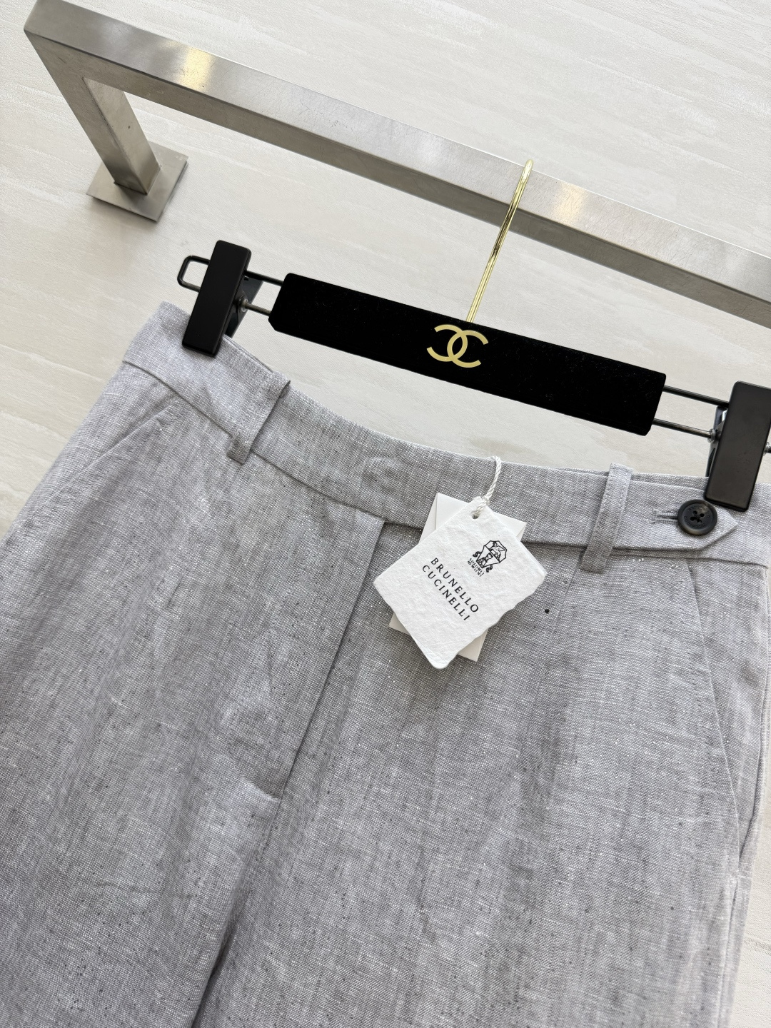 Brunello Cucinell♡²⁶本命亚麻神裤｜解锁穿搭松弛感 天然原色亚麻直筒休闲裤 自带原生亚