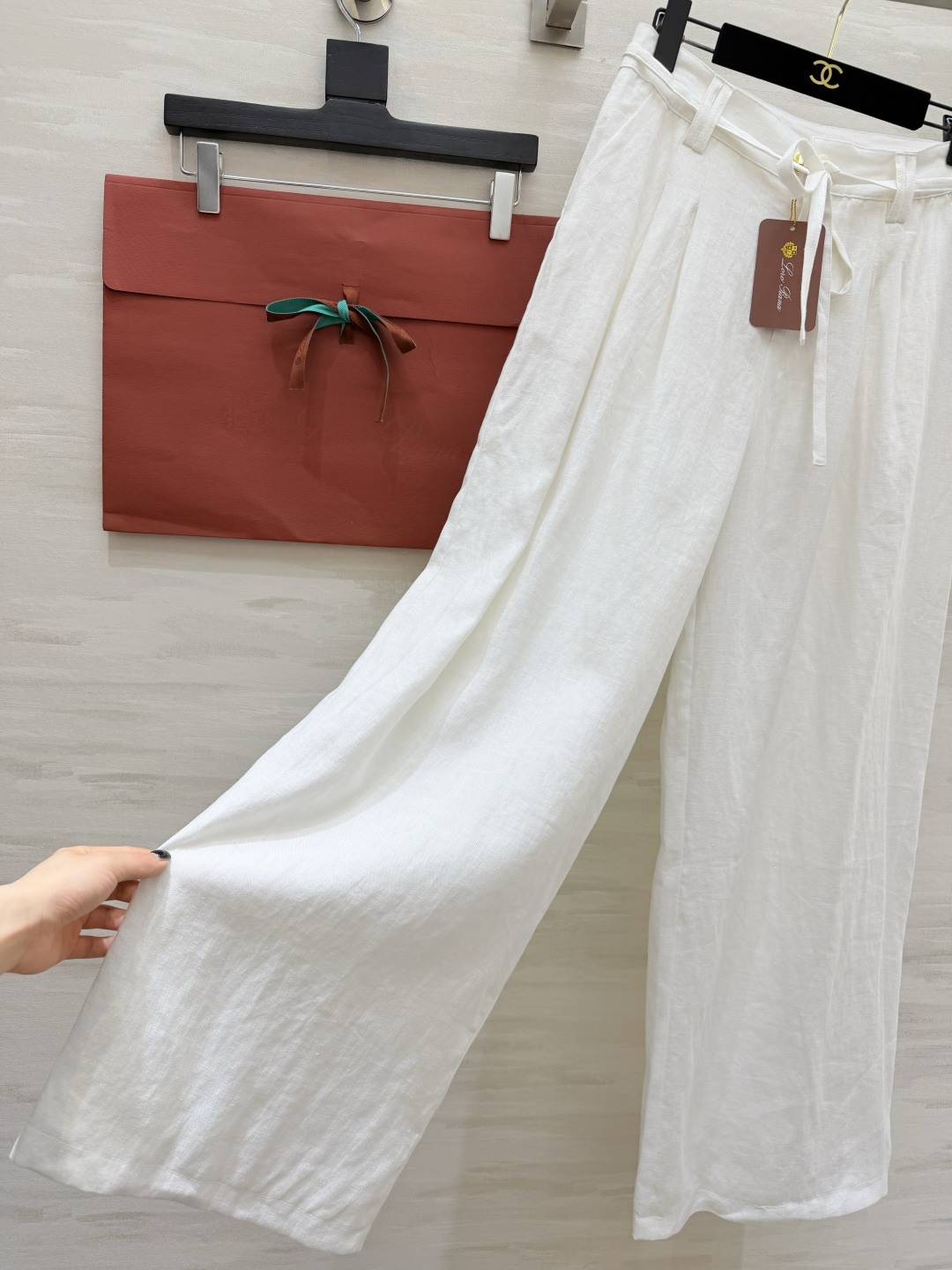 loropian♡²⁶原生亚麻直筒阔腿裤 原生亚麻的干净质感 透气吸湿 告别夏日闷热黏腻 温柔高腰 优雅