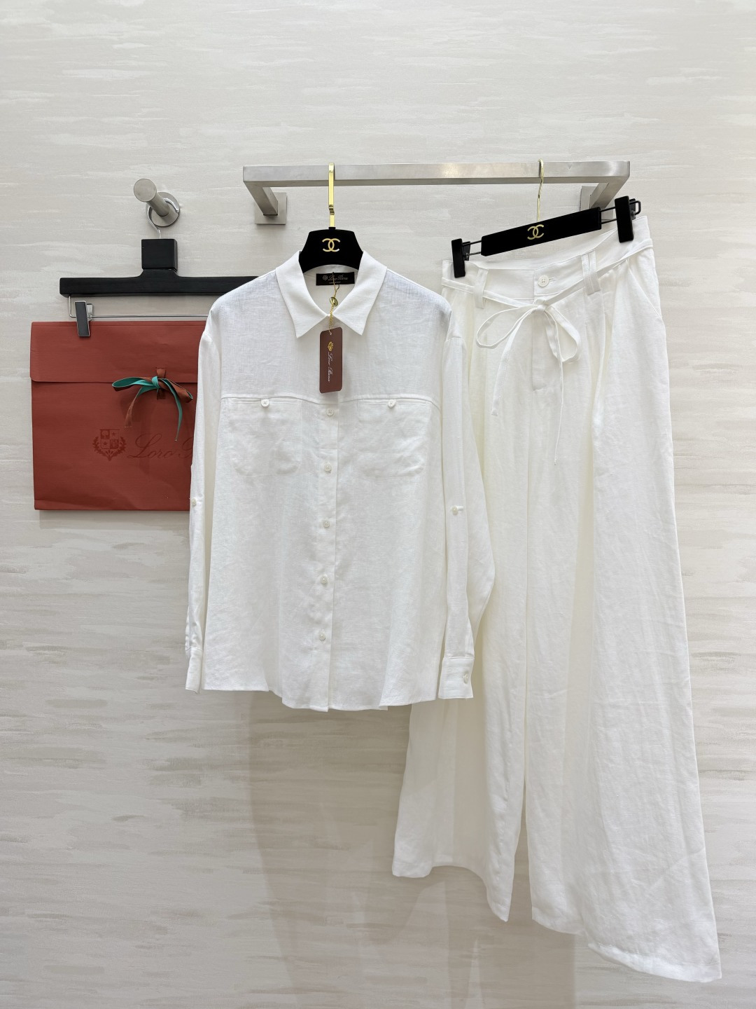 loropian♡²⁶原生亚麻直筒阔腿裤 原生亚麻的干净质感 透气吸湿 告别夏日闷热黏腻 温柔高腰 优雅