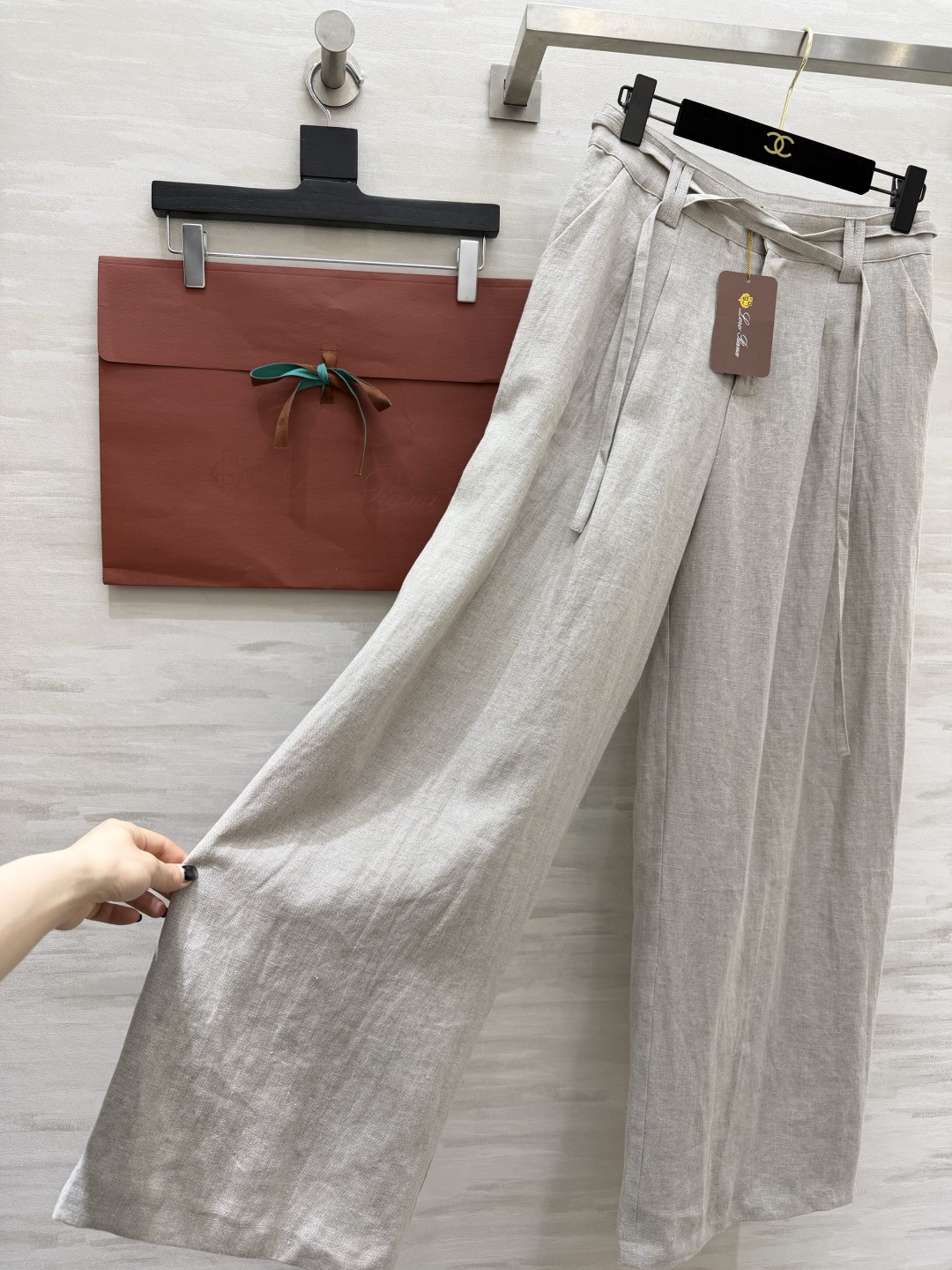 loropian♡²⁶原生亚麻直筒阔腿裤 原生亚麻的干净质感 透气吸湿 告别夏日闷热黏腻 温柔高腰 优雅