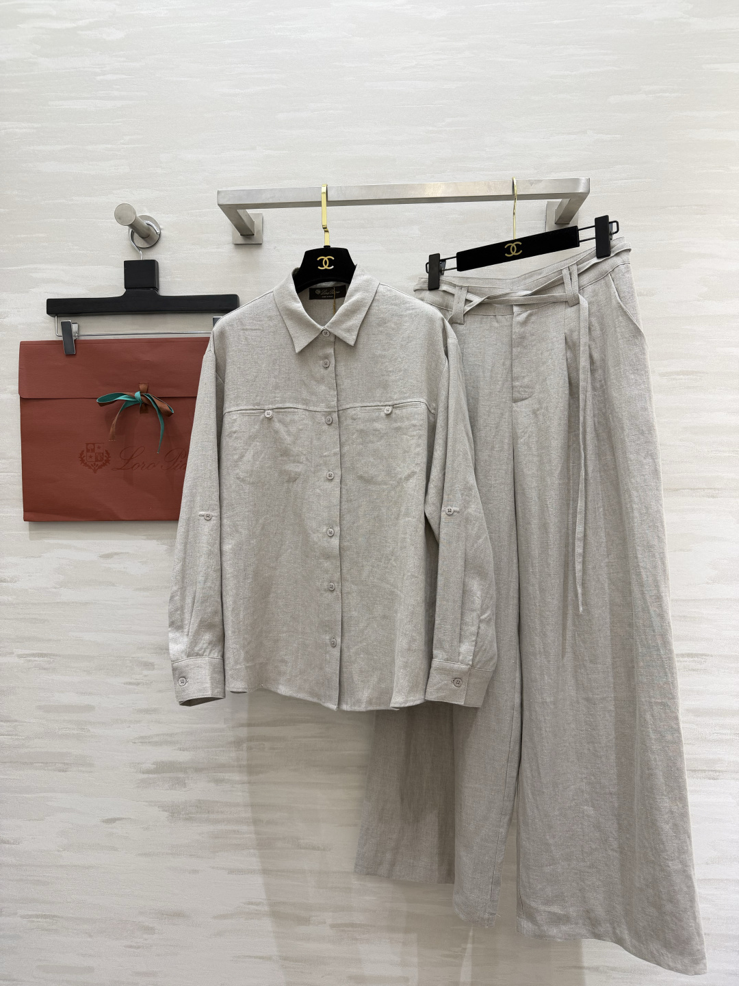 loropian♡²⁶原生亚麻直筒阔腿裤 原生亚麻的干净质感 透气吸湿 告别夏日闷热黏腻 温柔高腰 优雅