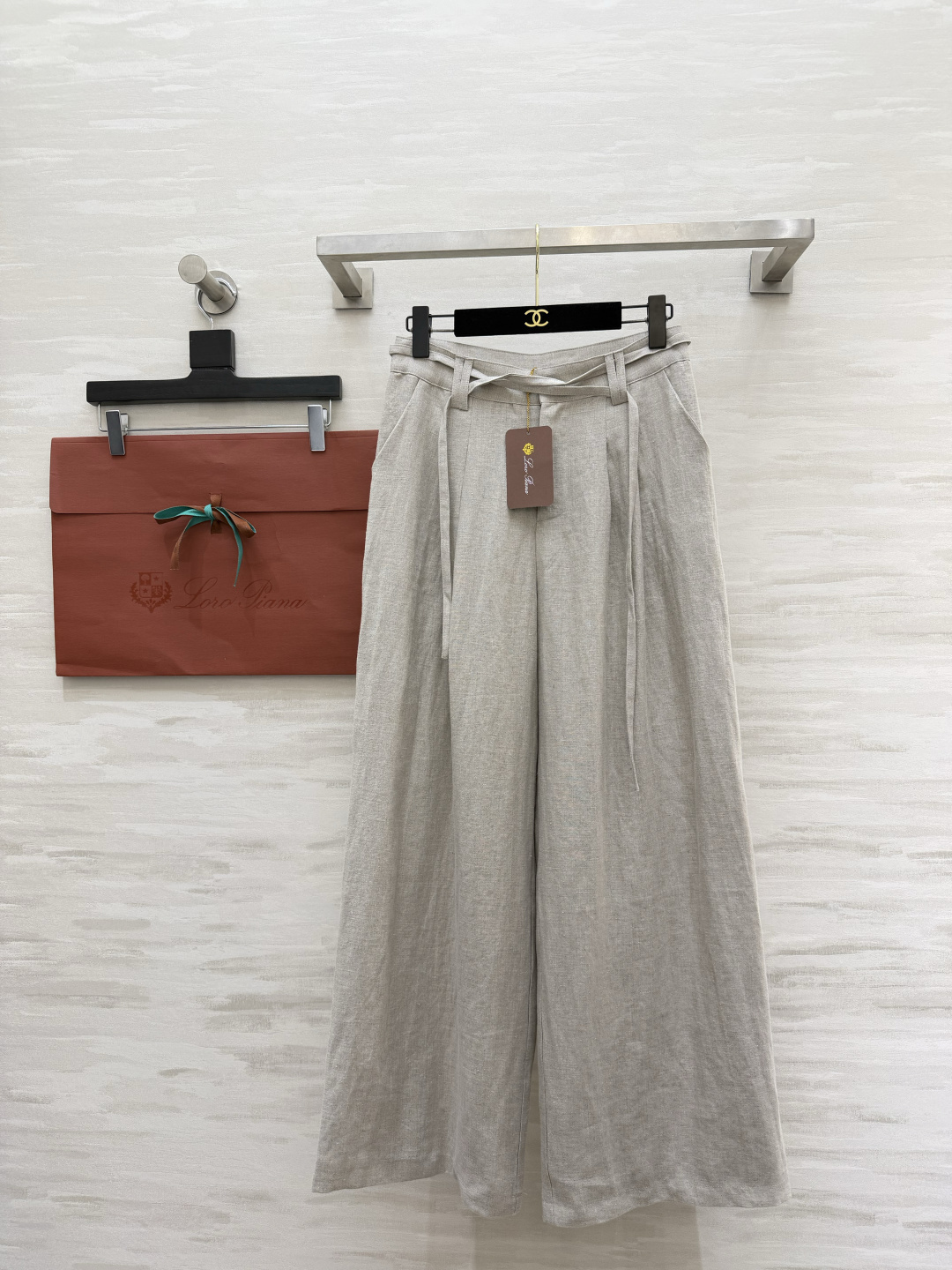 loropian♡²⁶原生亚麻直筒阔腿裤 原生亚麻的干净质感 透气吸湿 告别夏日闷热黏腻 温柔高腰 优雅