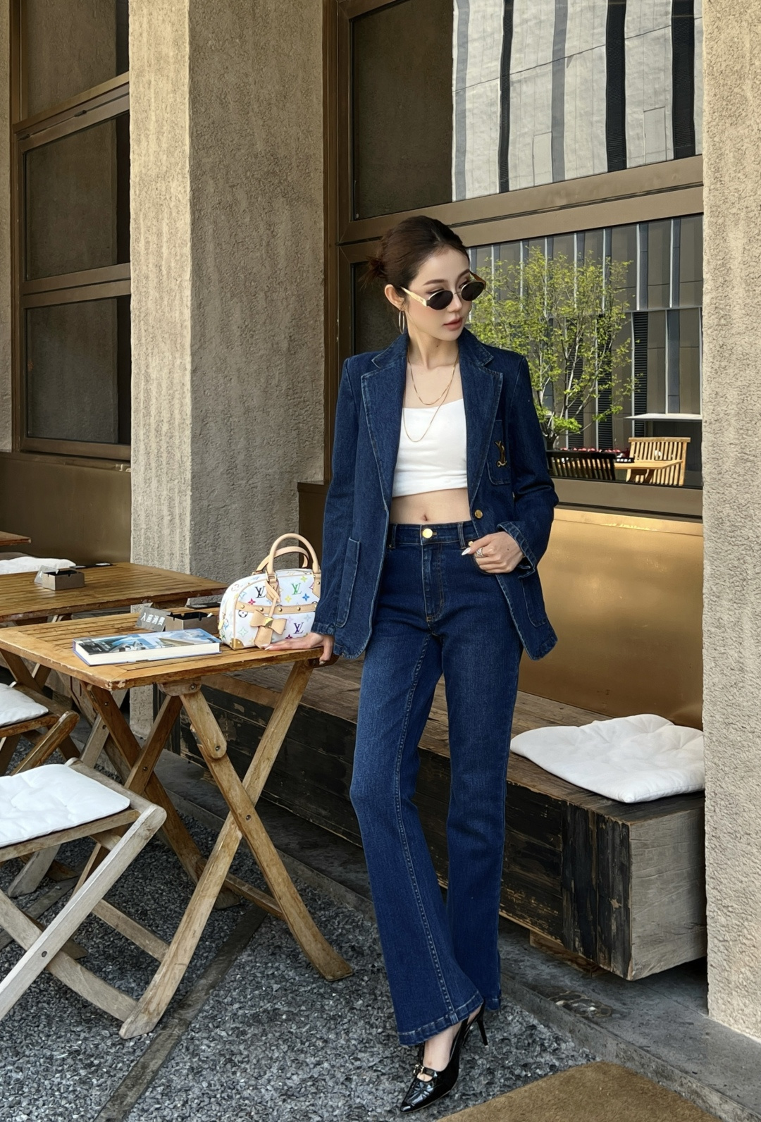 NO:822322,Deep sea vintage wash｜Low-key high-end tones,,19860909深海复古水洗｜低调高级色调,,,Women's clothing