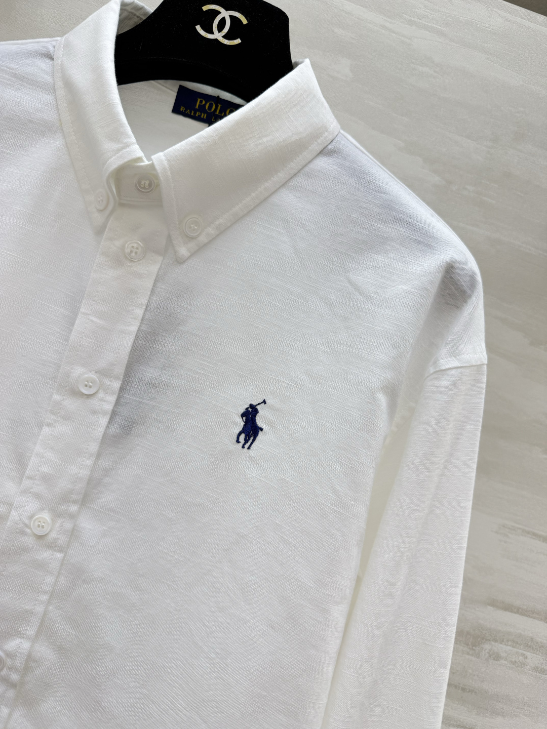 #POLO²⁶新款 战马刺绣🪡棉麻衬衫 衣橱万能刚需款 经典永不过时✨三个温柔显白配色：干净白｜元气粉｜