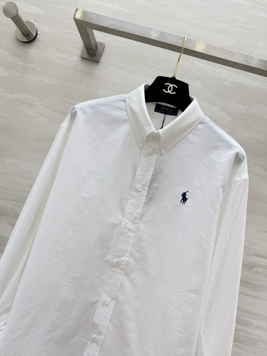 #POLO²⁶新款 战马刺绣🪡棉麻衬衫 衣橱万能刚需款 经典永不过时✨三个温柔显白配色：干净白｜元气粉｜