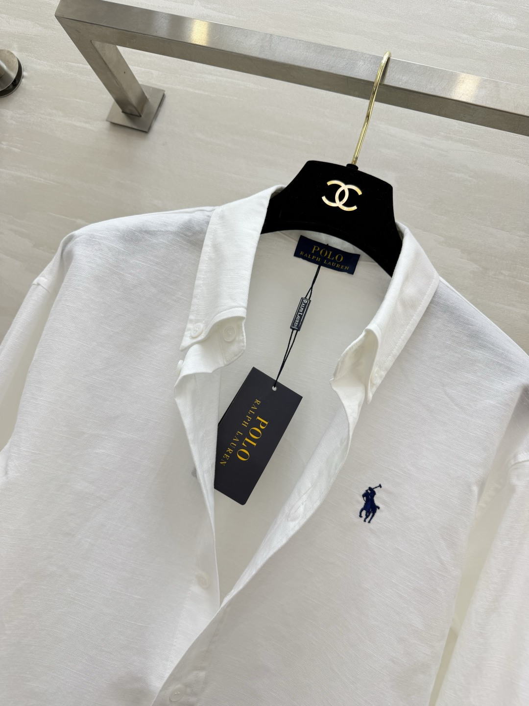 #POLO²⁶新款 战马刺绣🪡棉麻衬衫 衣橱万能刚需款 经典永不过时✨三个温柔显白配色：干净白｜元气粉｜