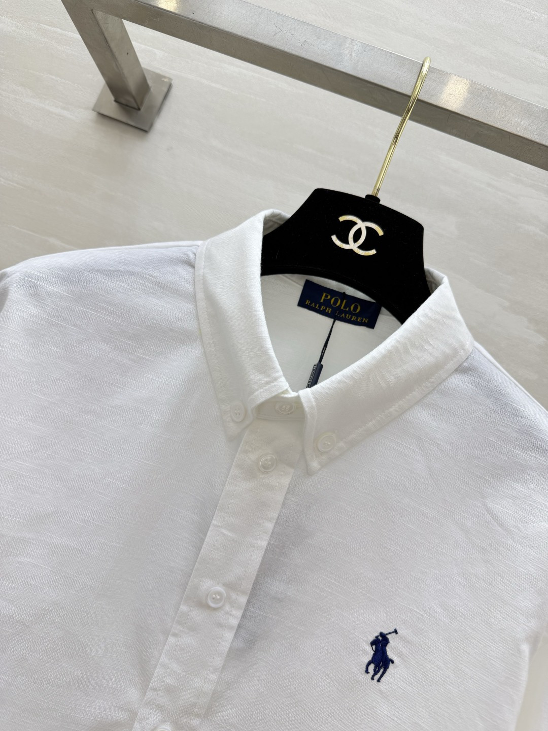 #POLO²⁶新款 战马刺绣🪡棉麻衬衫 衣橱万能刚需款 经典永不过时✨三个温柔显白配色：干净白｜元气粉｜